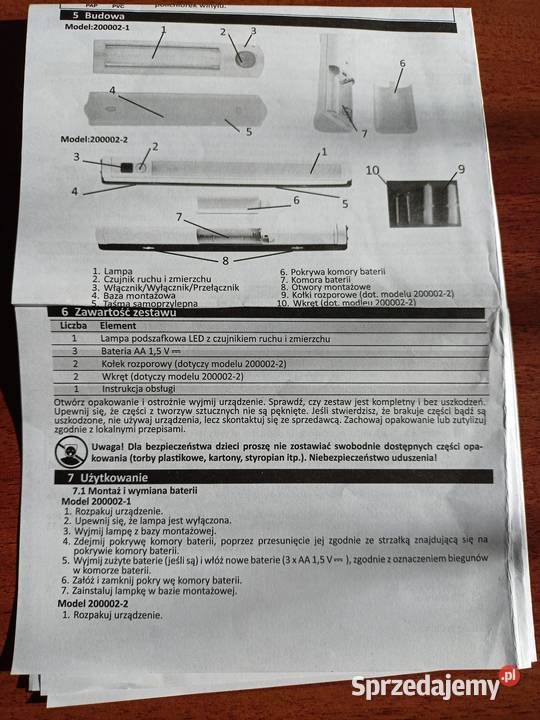 Lampka z Czujnikiem Ruchu Kłodzko