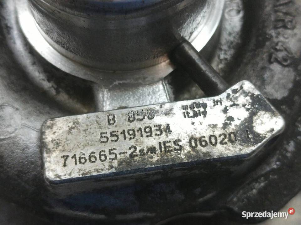 TURBOSPRĘŻARKA 55191934 19 JTD Alfa Romeo GT I