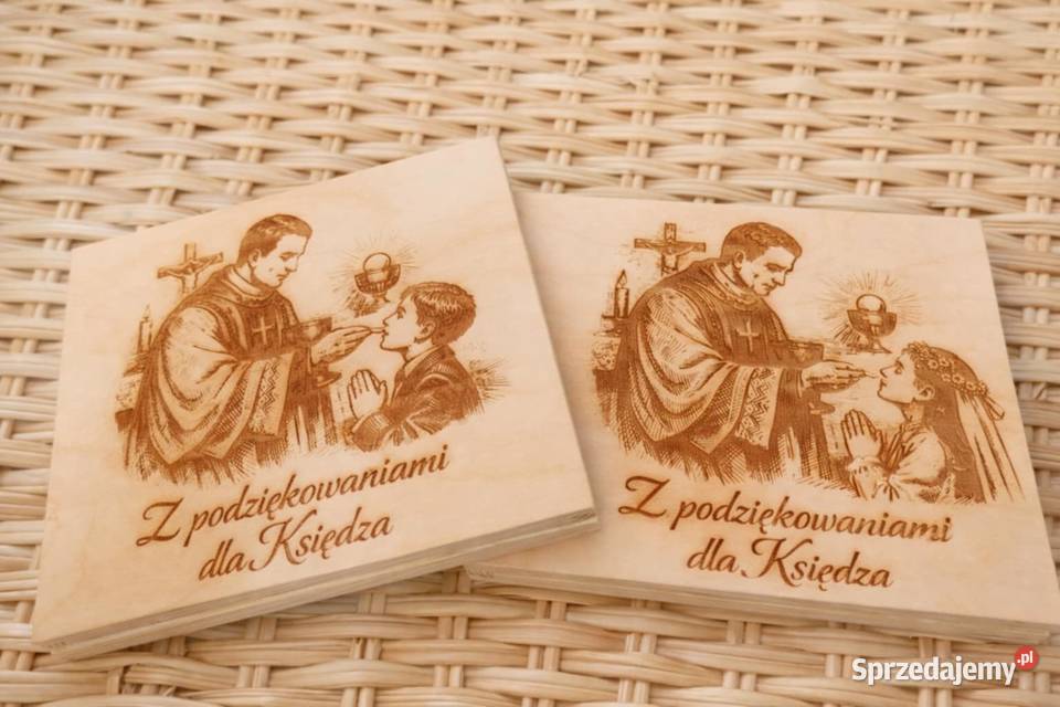 Skrzyneczka z grawerem Komunia Święta Pozostałe Sucha Beskidzka