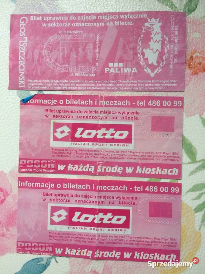 1169 Bilety Pogoni Szczecin 2004 R