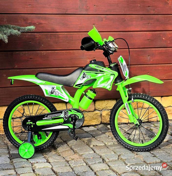 449 Rower 16 cross zielony