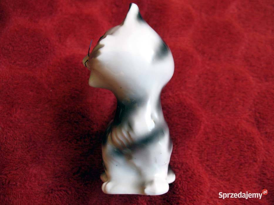 Kot szary kocur Figura GOEBEL 1246 porcelana 8 x Siedlce