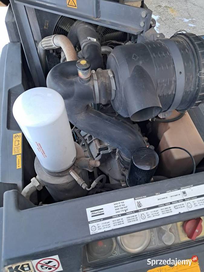 Sprężarka śrubowa Atlas Copco XAS 87 Łagów