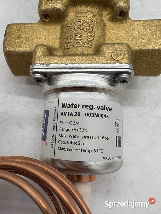 Danfoss AVTA 20 003N0043 Zawór termostatyczny Pozostałe Warszawa