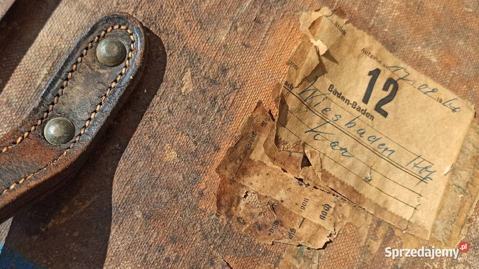 Stary duży kufer podróżny Antyki, Sztuka, Kolekcje Wrocław