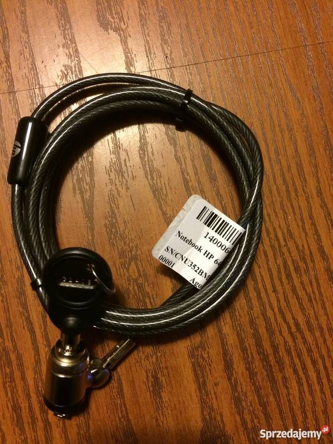 Linka zabezpieczająca do laptopa Zielonka