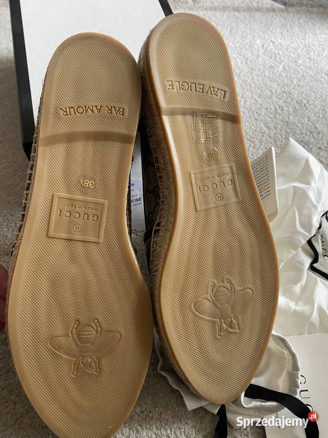 Espadryle Gucci muchy niwe inna