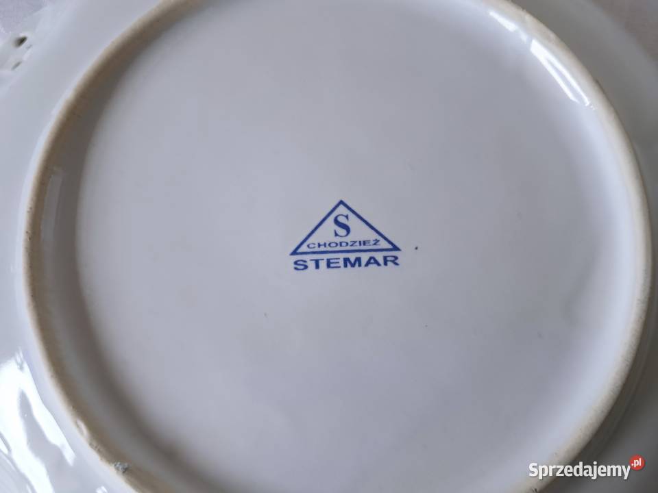 Porcelanowa patera chodzież konwalie 19 ażurowa lubuskie Strzelce Krajeńskie