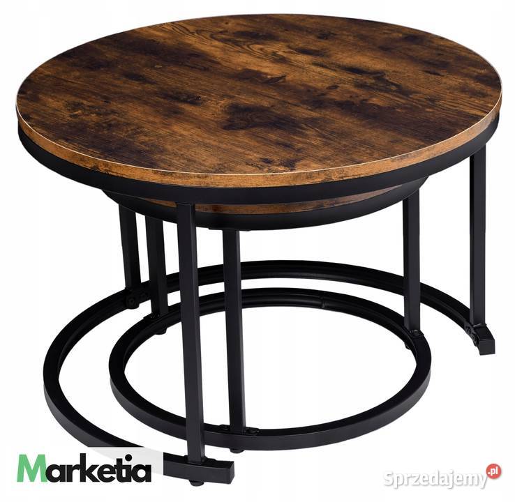 Fabrycznie Nowy Stolik KAWOWY loft okrągłe Łódź