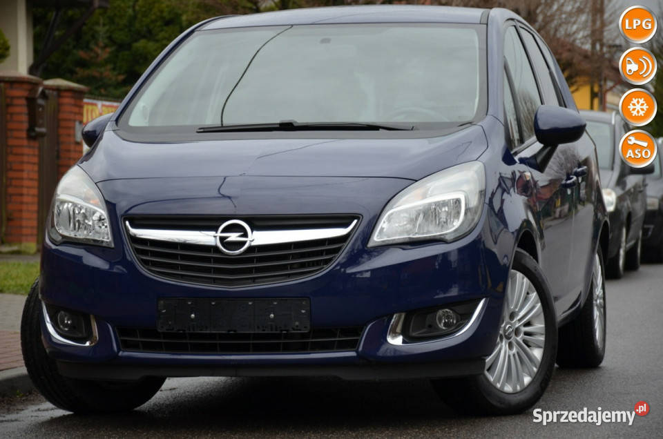 Opel Meriva Zarejestrowana 14T 120 Gaz Klima aluminiowe felgi