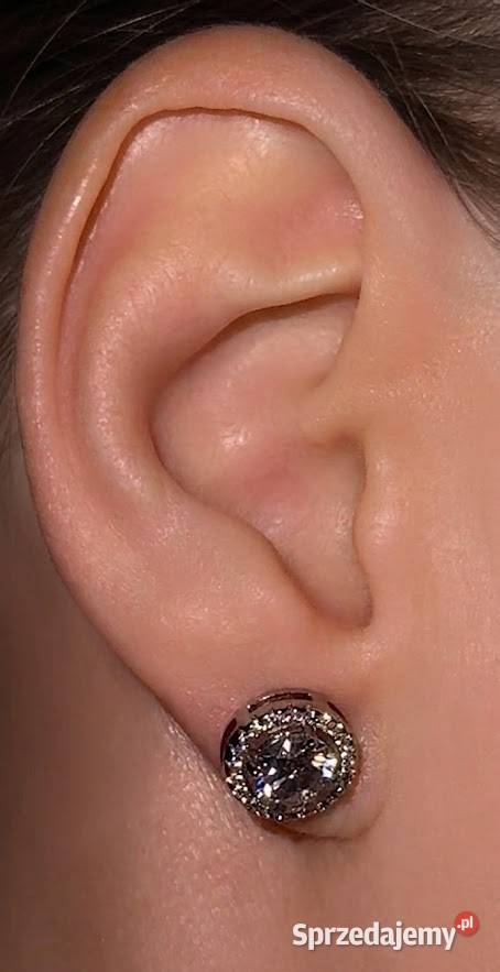 Kolczyki vvs1 moissanite earrings icedout