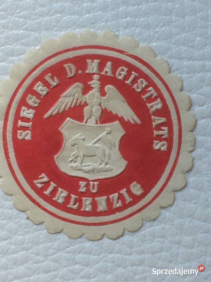 1244 SULĘCIN Niemieckie Zalepki