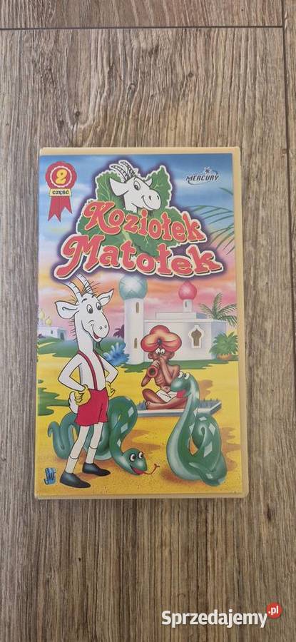 Bajka kaseta video VHS Koziołek matołek część 2 sprzedam
