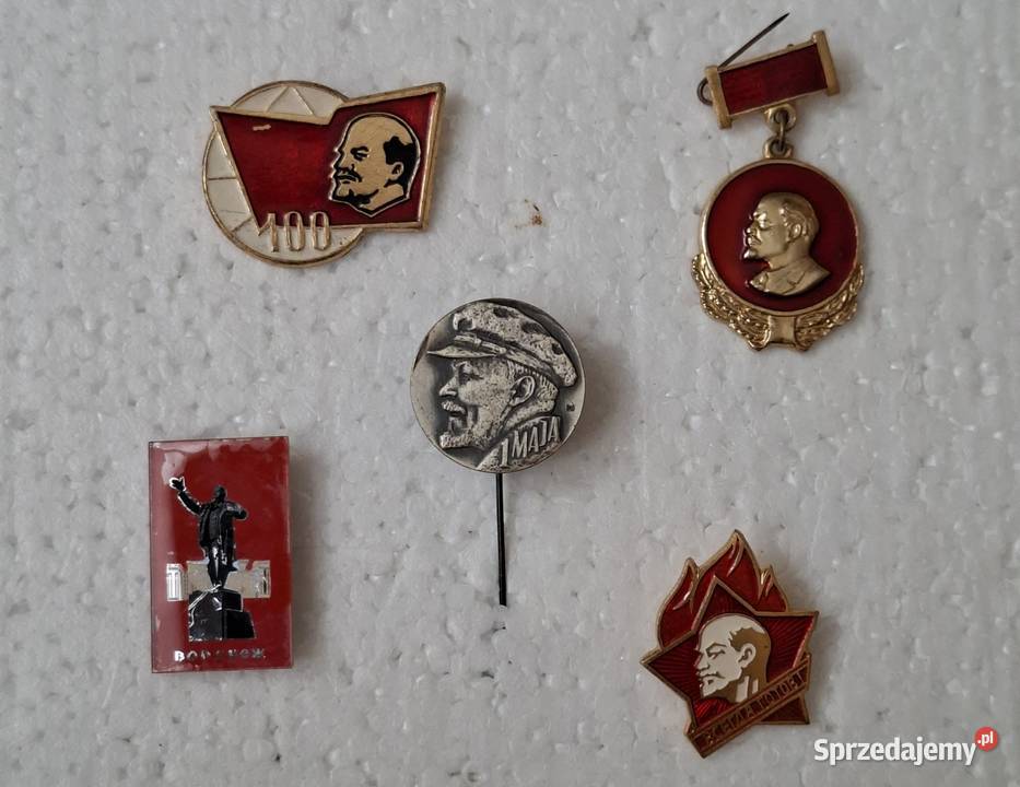 Lenin wiecznie żywy przypinki Warszawa sprzedam