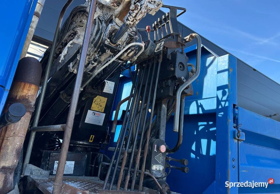 Wywrotka 4x4 z dzwigiem Man