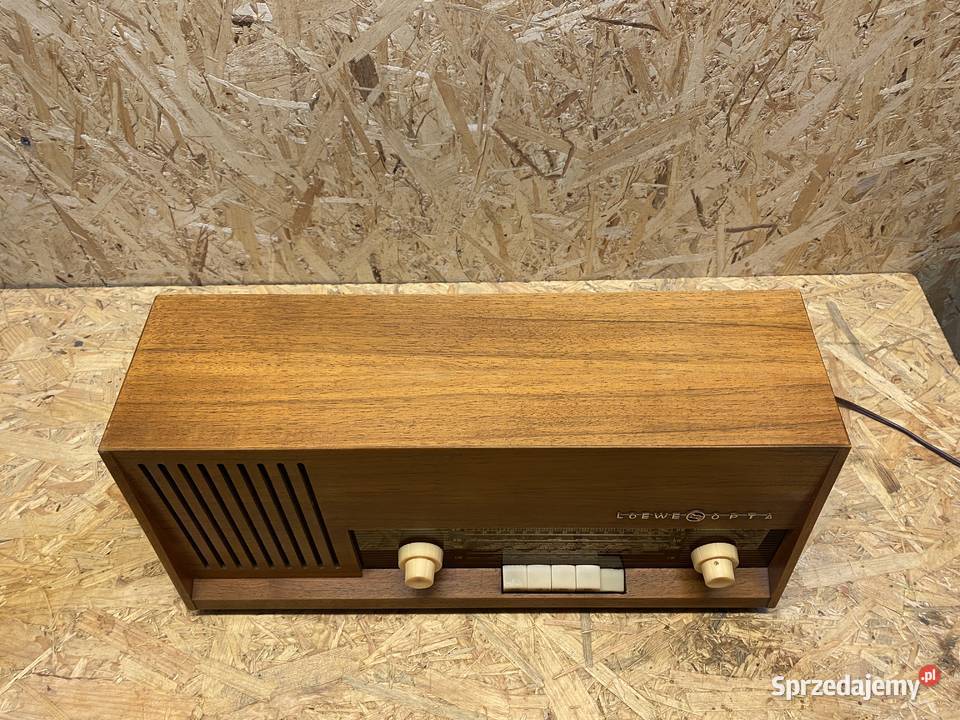 Radio lampowe Loewe Opta Bella Modern film Gałkowice-Ocin