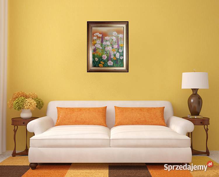 Obraz olejny Łączka Lublin