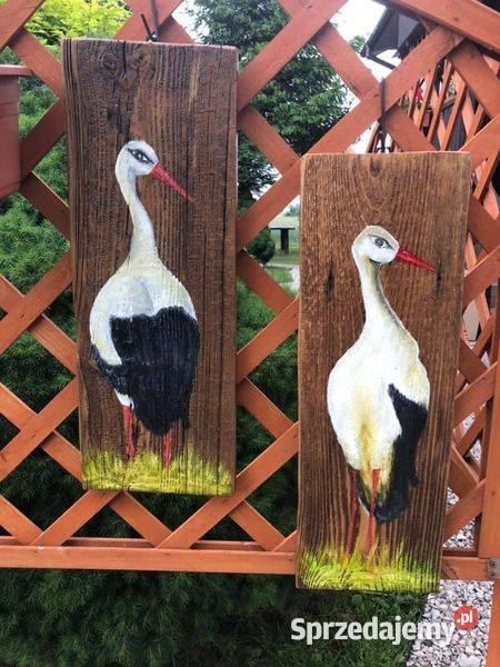 Malowanie na starych deskach Rękodzieło sprzedam