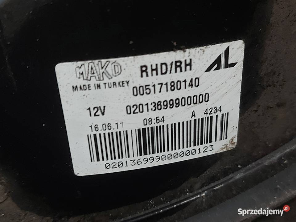 ALFA ROMEO MITO 12r zderzak tył 156078402 osobowe Zderzaki świętokrzyskie Kielce