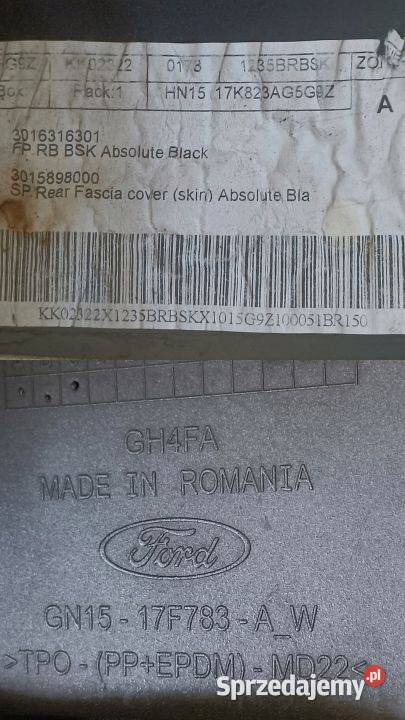 FORD ECOSPORT II 17 NAROŻNIK ZDERZAKA LEWY TYŁ Pleszew