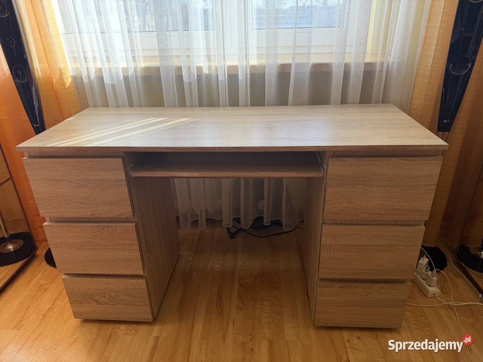 Biurko do naukipracy z szufladami stan Warszawa