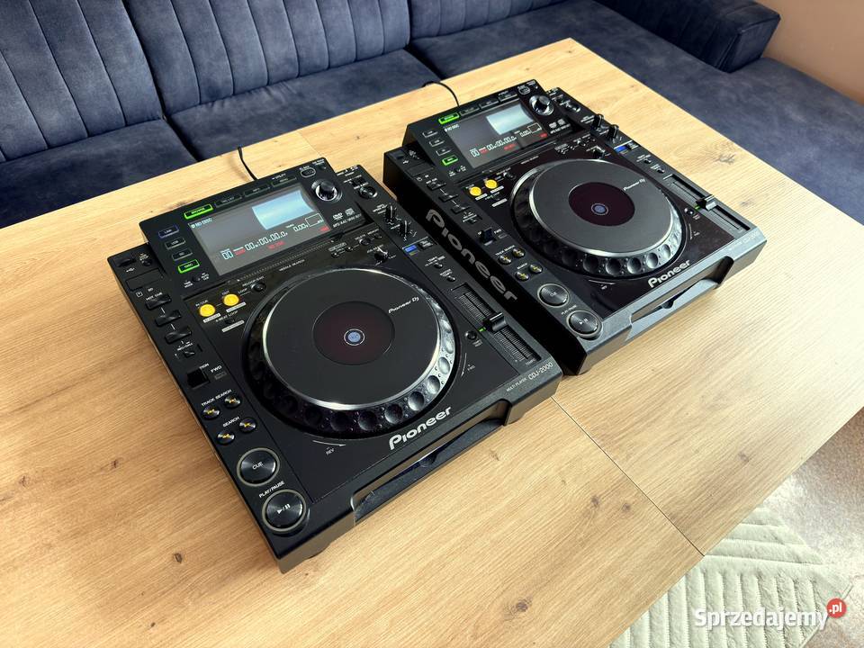 2x Pioneer CDJ 2000 100 Sprawne Pełnym Serwisie łódzkie