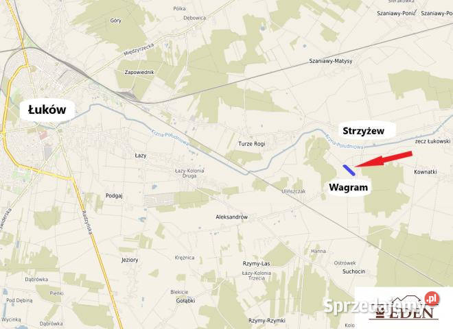 Grunt 9601 metrów Strzyżew asfalt lubelskie