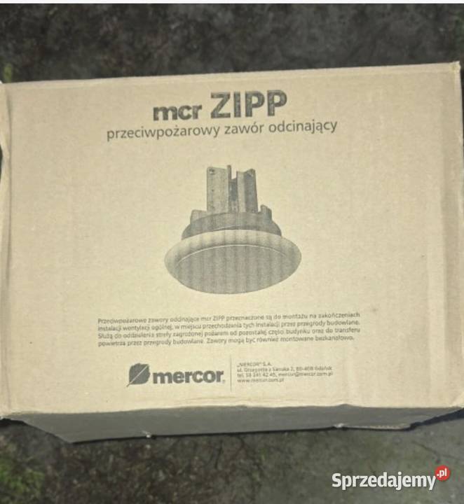 Anemostaty ppoż MCR Zipp 160 Pozostałe Bydgoszcz