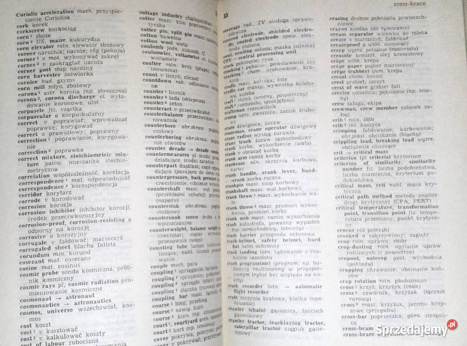 Mały słownik techniczny polsko angielski S Chełm