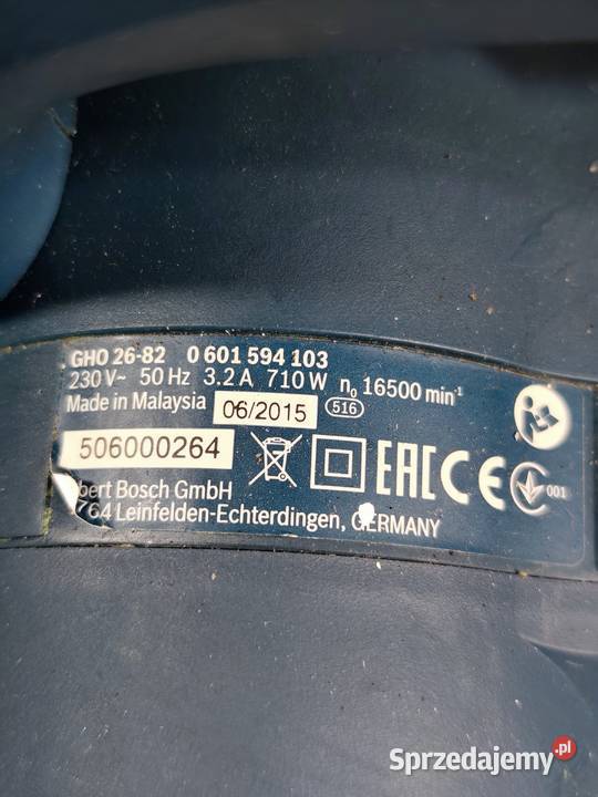 Profesjonalny Strug Elektryczny Bosch GHO 2682 D Strugi Frezarki i strugi Poddębice