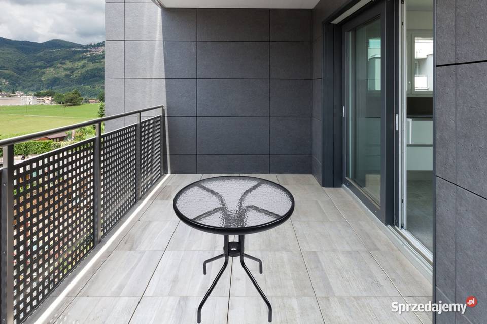 Stolik szklany kawowy na balkon taras patio Stoły i stoliki ogrodowe wielkopolskie Poznań