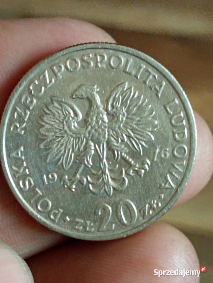 Sprzedam monete 20 zl 1976 bzm Marceli nowotko
