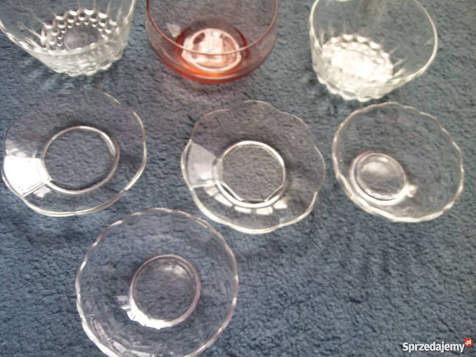 salaterki pucharki talerzyki szklane Poznań