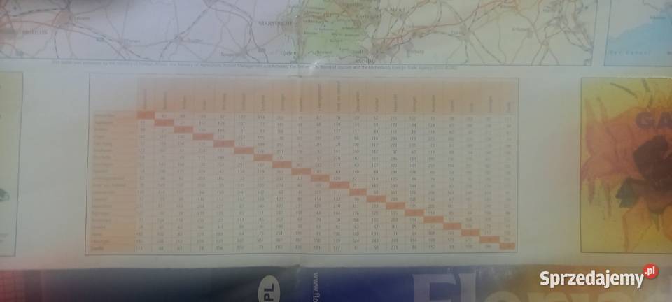 Holandia mapa samochodowa Mapy i przewodniki Małkinia Górna