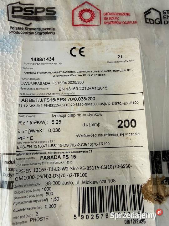 Styropian 20 Arbet