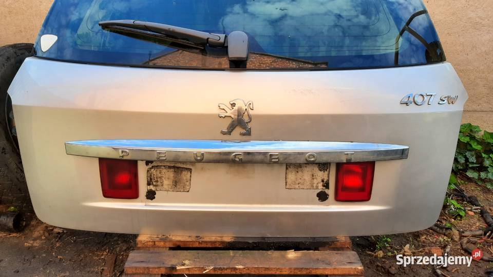 klapa bagażnika Peugeot 407sw 407 sw lak EZRC Dębno