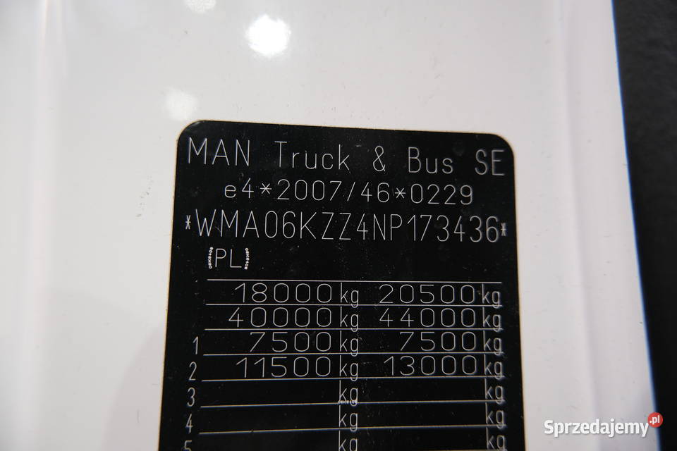 MAN TGX 2021 1241900 ccm 471 Samochody ciężarowe Warszawa