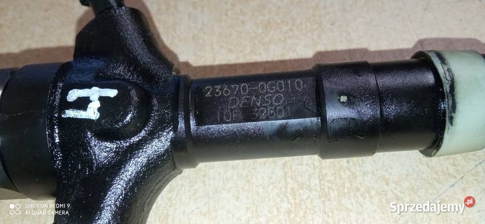 Wtryskiwacze 236700G010 20 D4D Toyota Avensis II