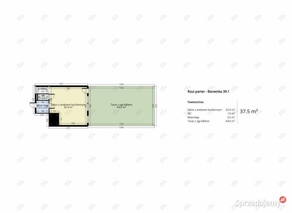 Fantastyczny segment z ogródkiem do zamieszkania Józefosław