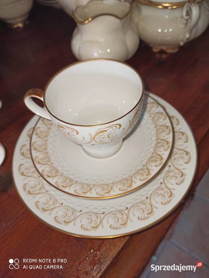 filiżanka z talerzykiem deserowym Hackefors
