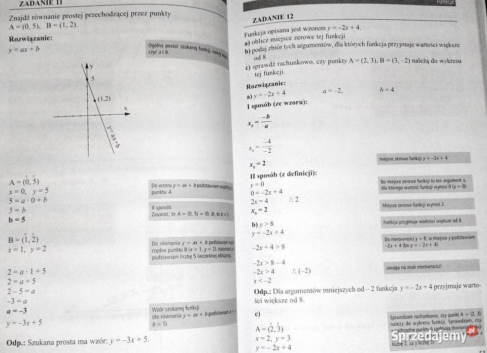 Matematyka korepetycje Kl 3 gimnazjum Zofia lubelskie Chełm sprzedam