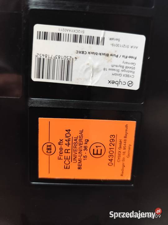 Fotelik samochodowy CYBEX SOLUTION 1536 ISOFIX Puławy