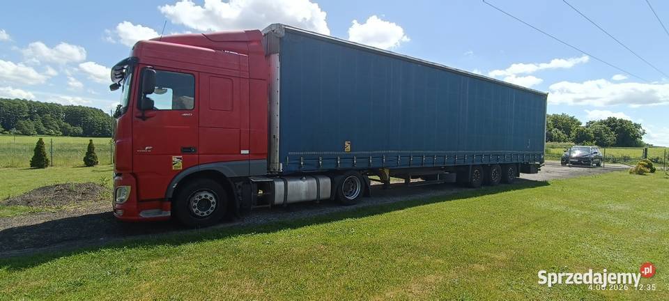 DAF XF XF460 mega z naczepą zestaw Ostrzeszów