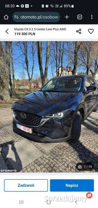 Mazda CX5 25 CenterLine Plus AWD 28300km CX-5 podlaskie Łomża