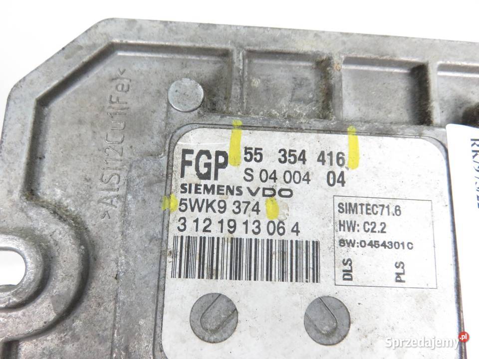 ZESTAW STARTOWY VECTRA C 18 55354416 1316594MA osobowe