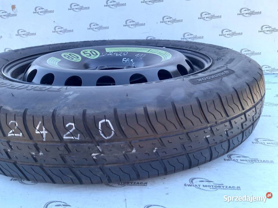 MERCEDES W204 koło dojazdowe 1259016 98M 5x112 Opony i felgi Kielce