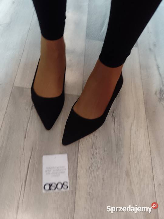 39 ASOS Design Czarne baleriny wieczorowe z Kraków