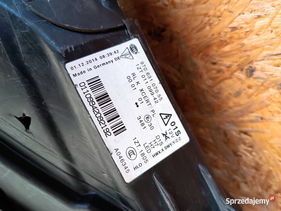 LAMPA PRAWY PRZÓD EU PORSCHE PANAMERA 970 LIFT Nowy Tomyśl