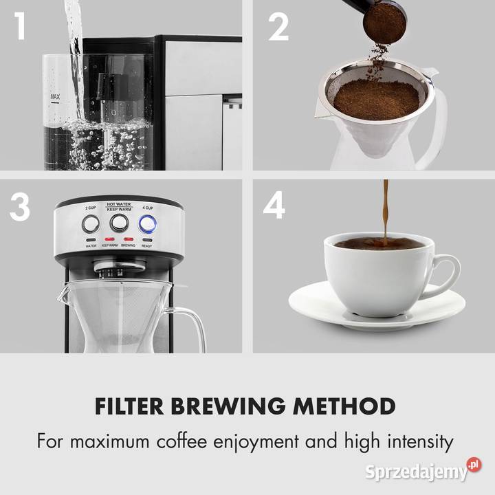 Perfect Brew ekspres do kawy srebrny Warszawa