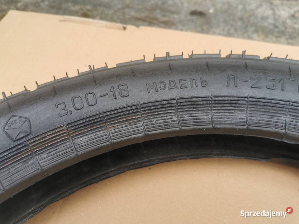 Opona 18 300 RETRO PRL MZCZ JAWA WSK mazowieckie Pionki sprzedam